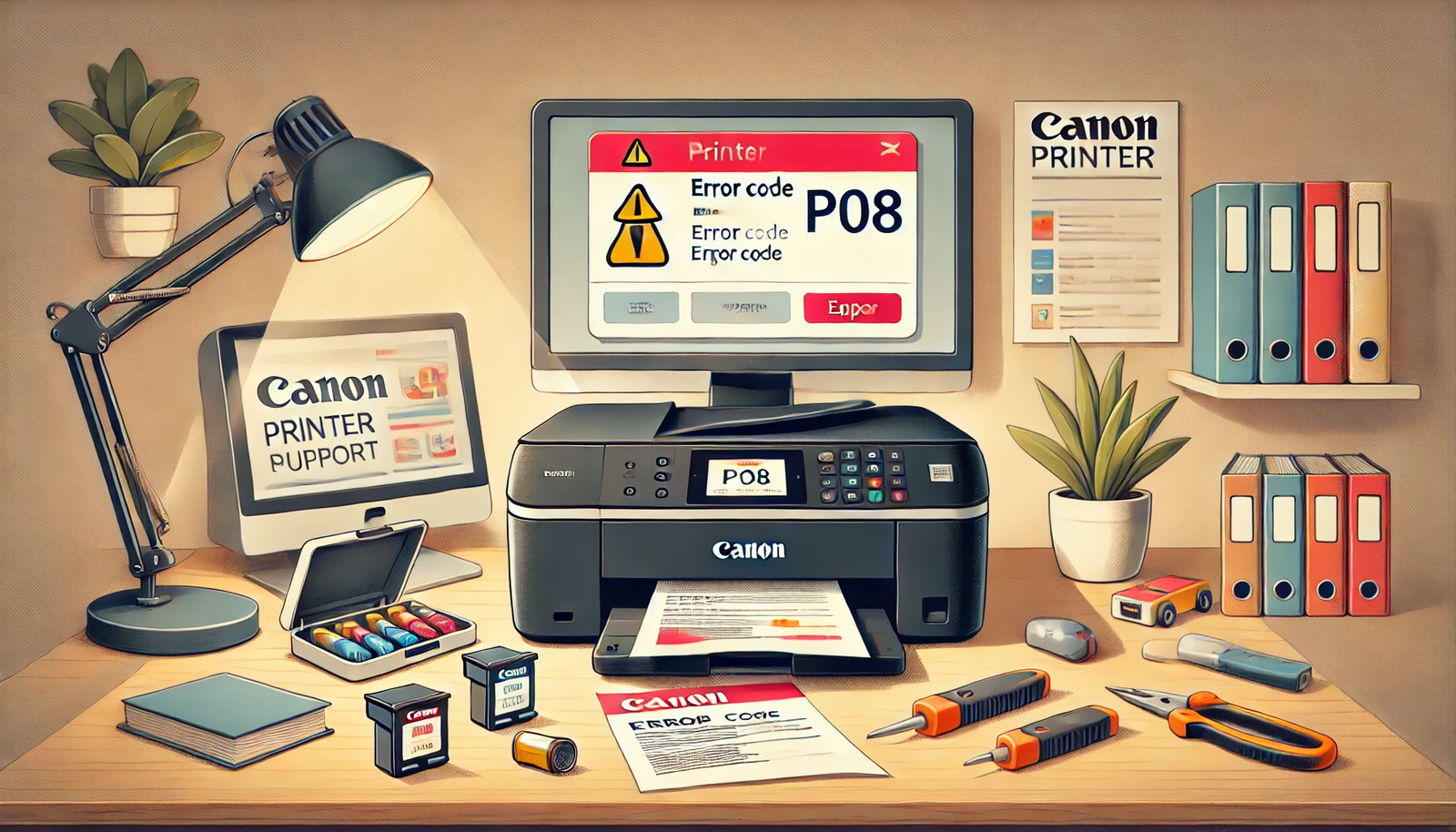 Canon Printer Error Code P08 - Fixed- Easy Guide