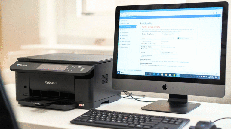 Kyocera Printer Setup on Windows