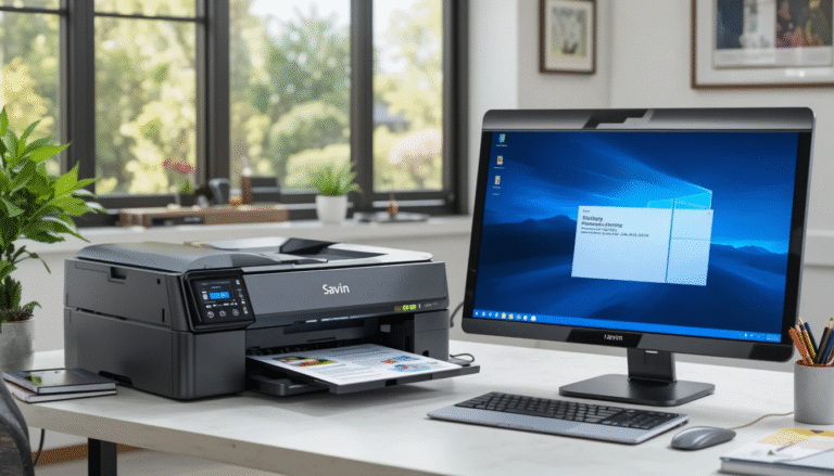 Savin Printer Setup on Windows