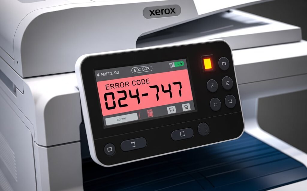 Xerox Error Code 024-747