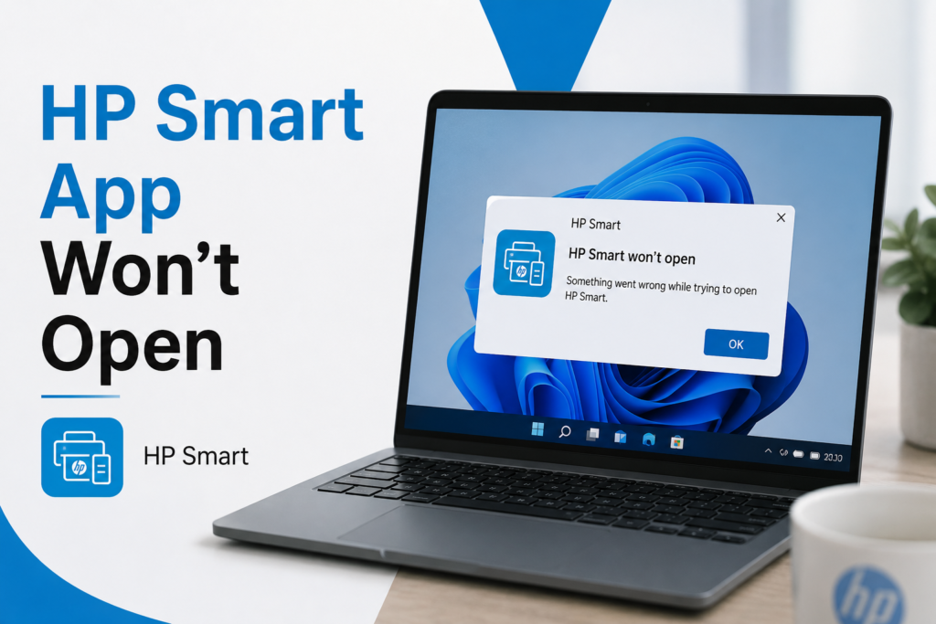 HP Smart App Won't Open