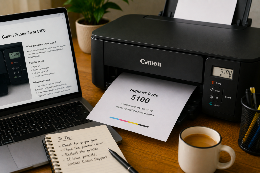 Canon Printer Error 5100